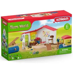 Schleich: Farm World - Hračka set hotel pro domácí zvířata (42607)