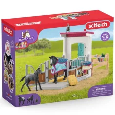 Schleich: Horse Club - Hračková sada s hřebcem a hříbětem (42611)