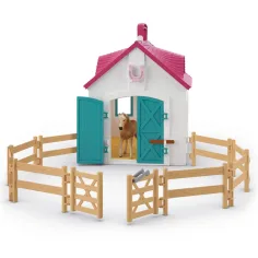 Schleich: Horse Club - Otevírací stáj se sadou hraček s koňmi (42703) obrázek 4