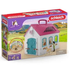 Schleich: Horse Club - Otevírací stáj se sadou hraček s koňmi (42703)