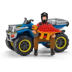 Schleich: Únik na čtyřkolce před Velociraptorem set (41466) obrázek 3