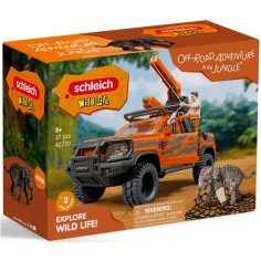 Schleich: Wild Life Terénní auto dobrodružná herní sada (42720)