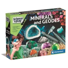 Science&Play: Sada vědeckých her s krystaly a geodami - Clementoni