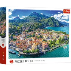 Slunečné Menaggio na jezeře Como 1000dílná prémiová skládačka - Trefl