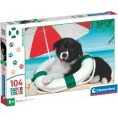 Sluneční pejsek 104ks Super Color puzzle - Clementoni obrázek 1