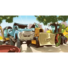 Sněhový Hugo, sněhový pluh (Garážová parta) diafilm obrázek 2