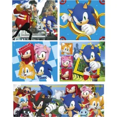 Ježek Sonic 10 v 1 supercolor puzzle - Clementoni obrázek 2