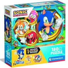 Sonic, ježek 180 dílná skládačka - Clementoni