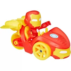 Spider-Man: Pók a jeho úžasní přátelé - Iron Man akční figurka s vozidlem - Hasbro obrázek 2