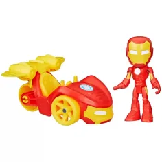 Spider-Man: Pók a jeho úžasní přátelé - Iron Man akční figurka s vozidlem - Hasbro obrázek 3