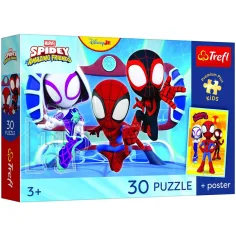 Spidey a jeho přátelé v akci 30ks prémiové puzzle - Trefl obrázek 1