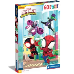 Spidey a jeho úžasní přátelé 60ks maxi supercolor puzzle - Clementoni obrázek 1