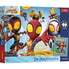 Spidey a přátelé Dobrodružství s kamarády 24 ks Maxi puzzle - Trefl obrázek 1