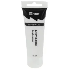 Spirit: Bílá akrylová barva 75ml