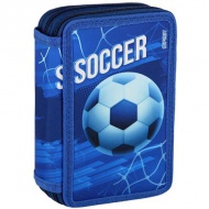 Spirit: Football Blue třípatrový plněný penál