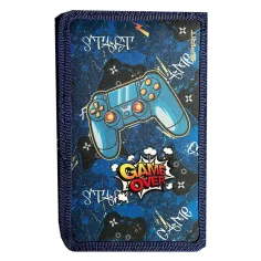 Spirit: Game Over gamer vzorovaný třípatrový plněný penál 28ks