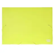 Spirit: Neon žlutý gumový pořadač A4