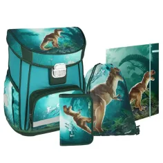 Spirit: T-rex 4dílná školní taška set 38x28x17cm
