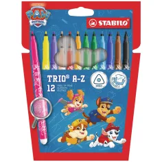 Stabilo: Paw Patrol Trio A-Z trojúhelníkový fix 12ks sada obrázek 1