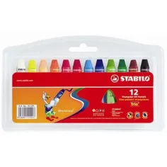 Stabilo: Trio olejové pastelky sada 12ks