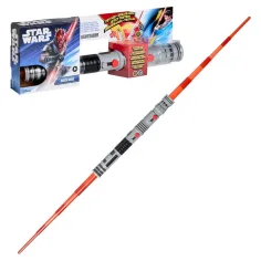 Star Wars Dvojitý světelný meč: Darth Maul rozkládací elektronický světelný meč - Hasbro obrázek 2