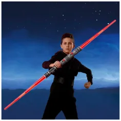 Star Wars Dvojitý světelný meč: Darth Maul rozkládací elektronický světelný meč - Hasbro obrázek 3