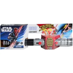 Star Wars Dvojitý světelný meč: Darth Maul rozkládací elektronický světelný meč - Hasbro