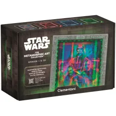 Star Wars Metamorfní puzzle 520 kusů s rámem a RGB LED osvětlením - Clementoni