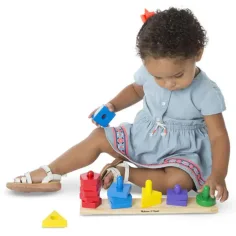Stavební věž pro rozvoj dovedností - Melissa & Doug obrázek 3