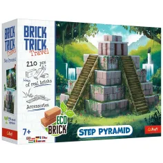 Stavíme z cihel: Schodišťová pyramida 210 dílků - Trefl obrázek 1