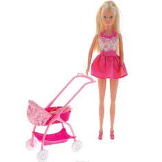 Steffi Love: Panenka s kočárkem 2 varianty - Simba Toys obrázek 3