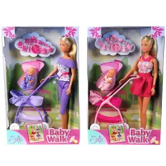 Steffi Love: Panenka s kočárkem 2 varianty - Simba Toys