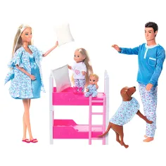 Steffi Love – Rodinná herní sada na pyžamovou párty - Simba Toys obrázek 3