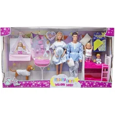 Steffi Love – Rodinná herní sada na pyžamovou párty - Simba Toys