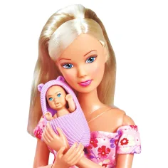 Steffi Love: Steffi těhotná panenka s kolébkou a doplňky - Simba Toys obrázek 3