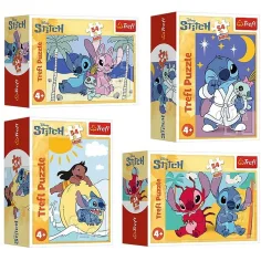 Stitch 54ks mini puzzle v několika variantách 1ks - Trefl