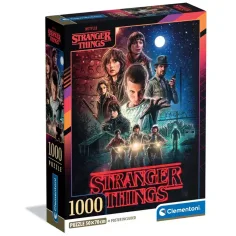 Stranger Things 1. sezóna 1000 dílná skládačka s plakátem - Clementoni