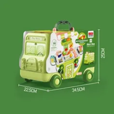 Supermarket herní sada v pojízdném úložném boxu 37ks obrázek 2