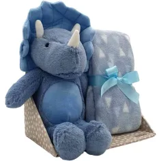 SweetDreams: Dekorace a plyšový triceratops v modré barvě obrázek 1