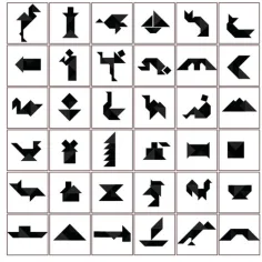 Tangram geometrická hra - Piatnik obrázek 3