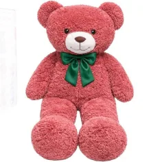 Teddy Greetings: Berry Hugs plyšový medvěd červená dárková krabička 120cm