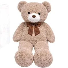 Teddy Greetings: Oat Cheer plyšový medvěd červená dárková krabice 120cm