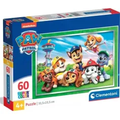 Paw Patrol 60ks supercolor puzzle - Clementoni obrázek 1