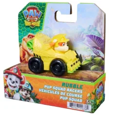 Tlapková patrola: Dino Movie Rubble mini závodní auto 6,4 cm - Spin Master