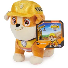 Tlapková patrola: Rubble a jeho tým Rubble plyš 19cm- Spin Master