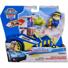 Paw Patrol: Hledání a záchrana taženého vozidla Rubble s figurkou - Spin Master