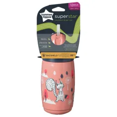 Tommee Tippee: Superstar Sovičkový hrníček s brčkem 266ml (12 měsíců+)