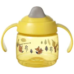 Tommee Tippee: Superstar Sippy Cup žluté barvy 190ml (4 měsíce+) obrázek 2