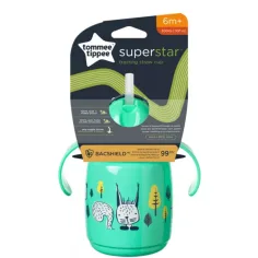 Tommee Tippee: Superstar Zelený Skládací Učící Hrnek 300ml