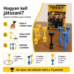 Tossit Starter Pack modrožlutý silikonový set šipek s přísavkami obrázek 3